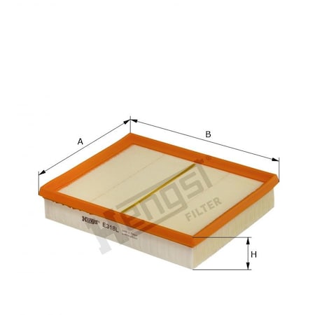 Hengst Air Filter, E318L E318L
